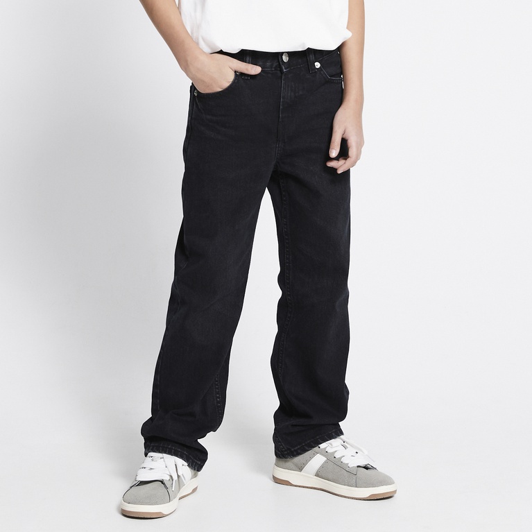 Relaxed straight jeans "Seattle star" Black Used